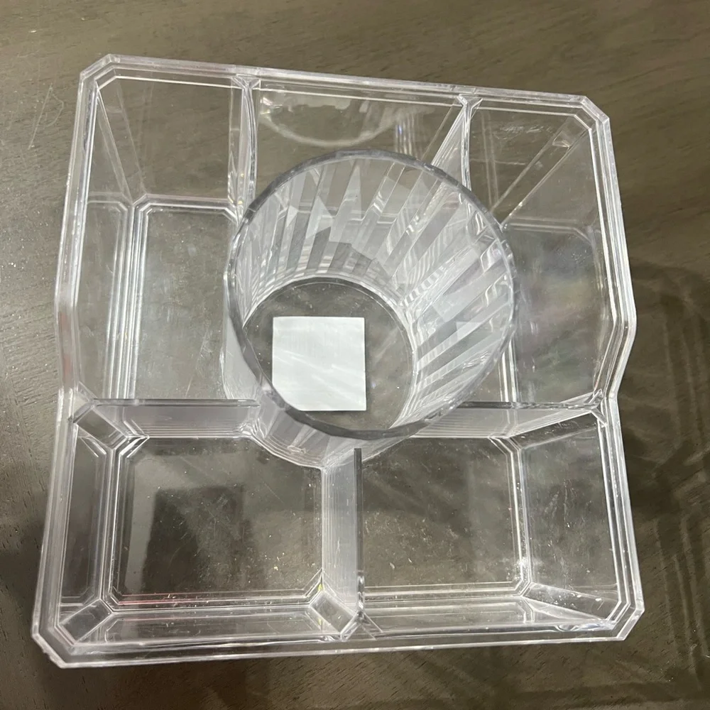 Clear Makeup Organizer - 6 Compartments